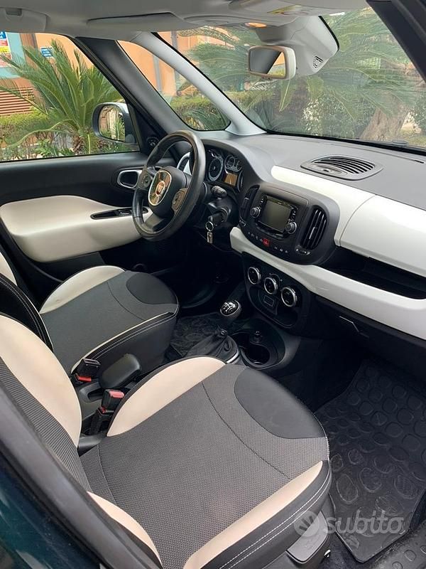 Usata Fiat 500L Trekking 95 CV (69 kW) 2017 Verde Monovolume