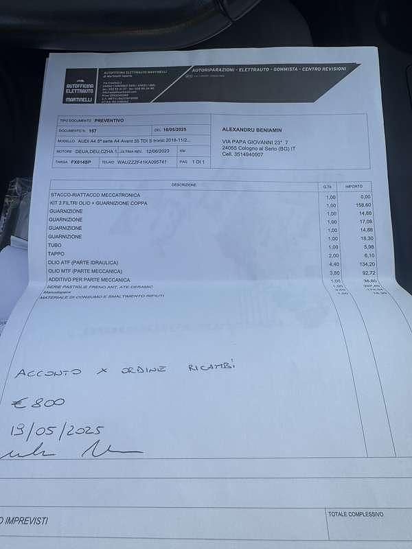 Usata Audi A4 Business Plus 150 CV (110 kW) 2019 Station wagon