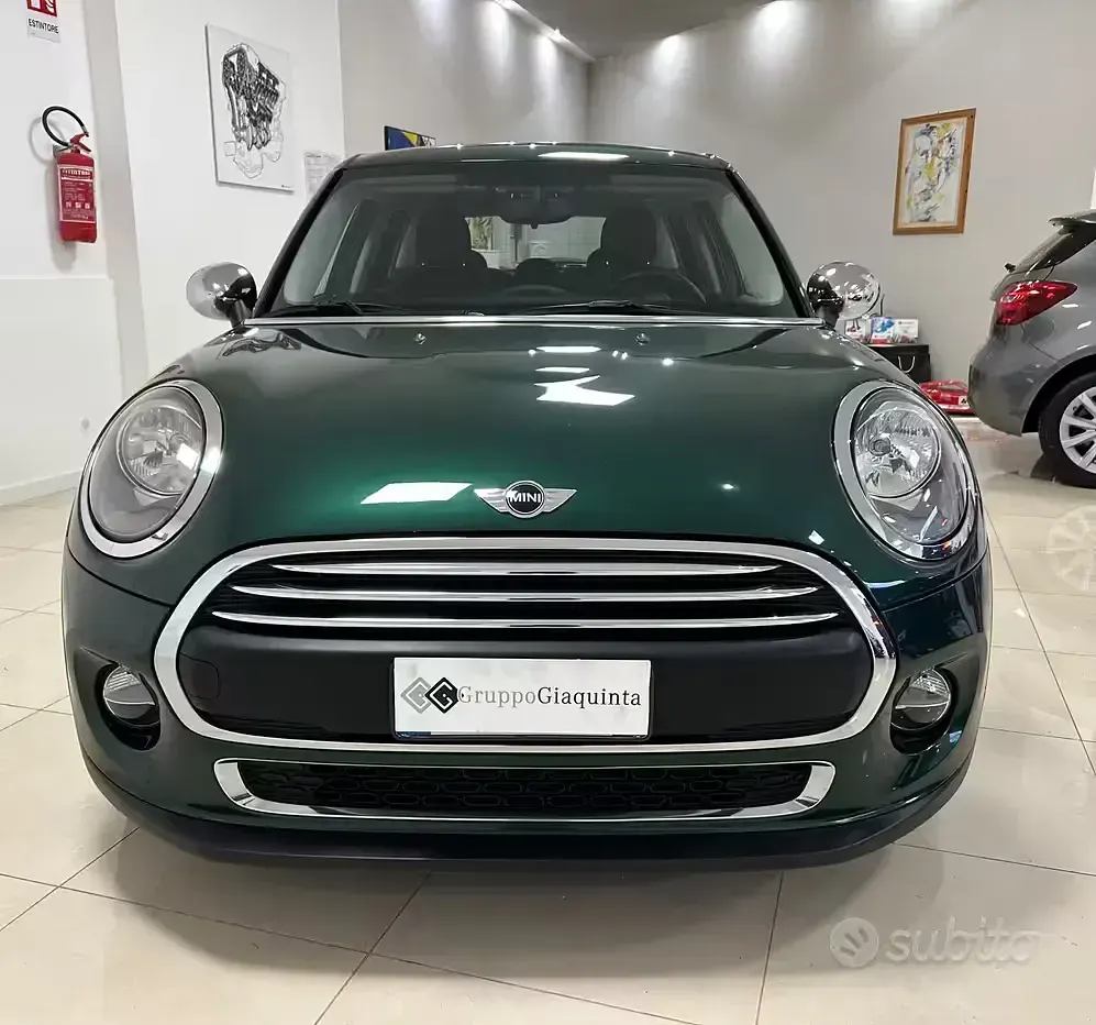 Usata Mini One D 95 CV (69 kW) 2015 Verde Utilitaria