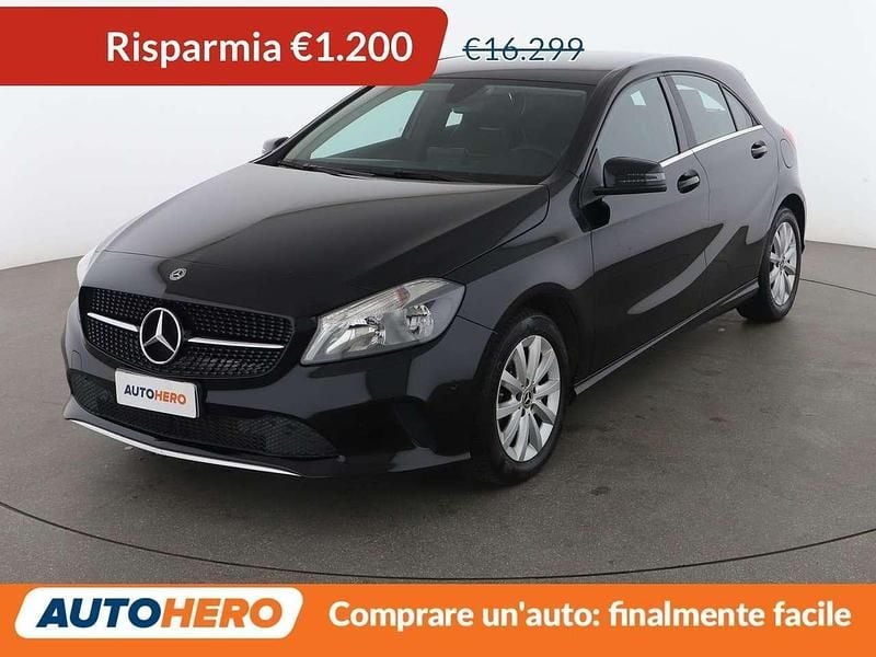 Usata Mercedes A160 Business 90 CV (66 kW) 2018 Nero Berlina