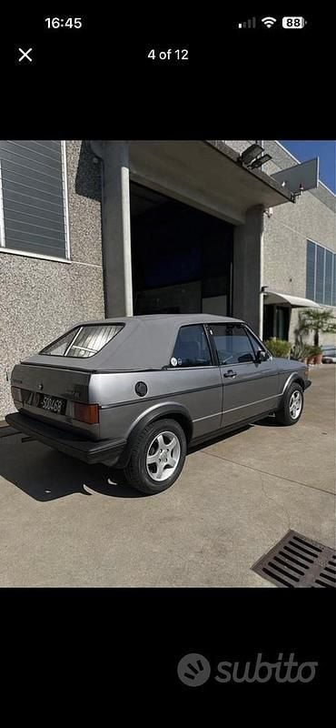 Usata VW Golf Cabriolet 75 CV (55 kW) 1983 Grigio Cabrio