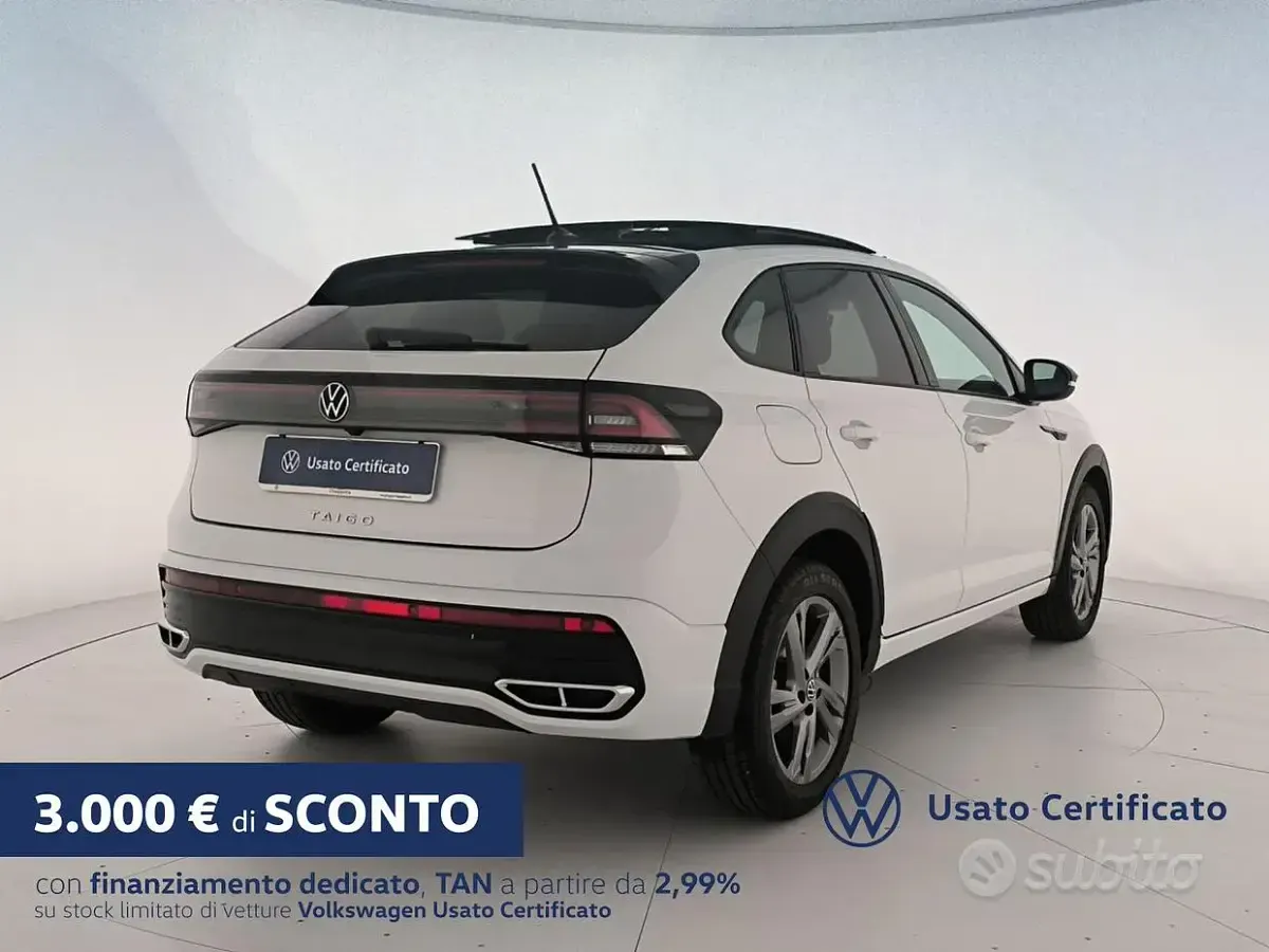 Usata VW Taigo R-line 110 CV (80 kW) 2023 Bianco SUV