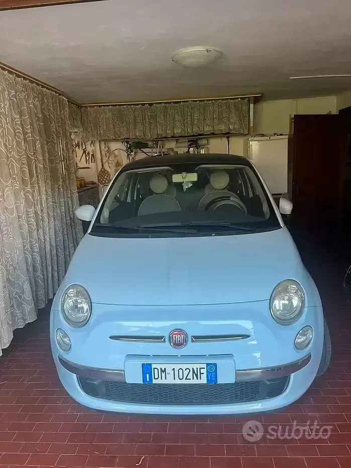 Usata Fiat 500 69 CV (50 kW) 2008 Bluazzurro Berlina