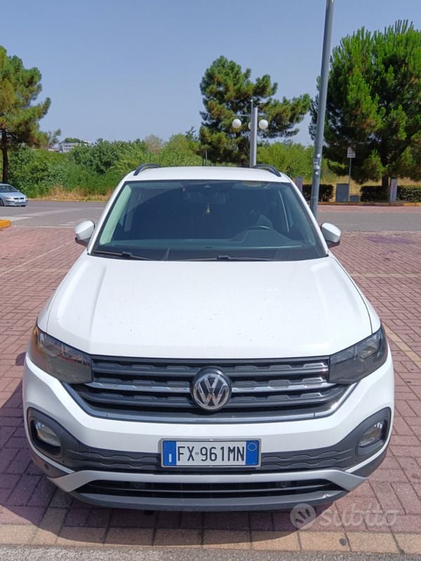 Bianco Usata 2019 VW T-Cross Style SUV | 18.500 € (Buon prezzo) - Immagine 1/4