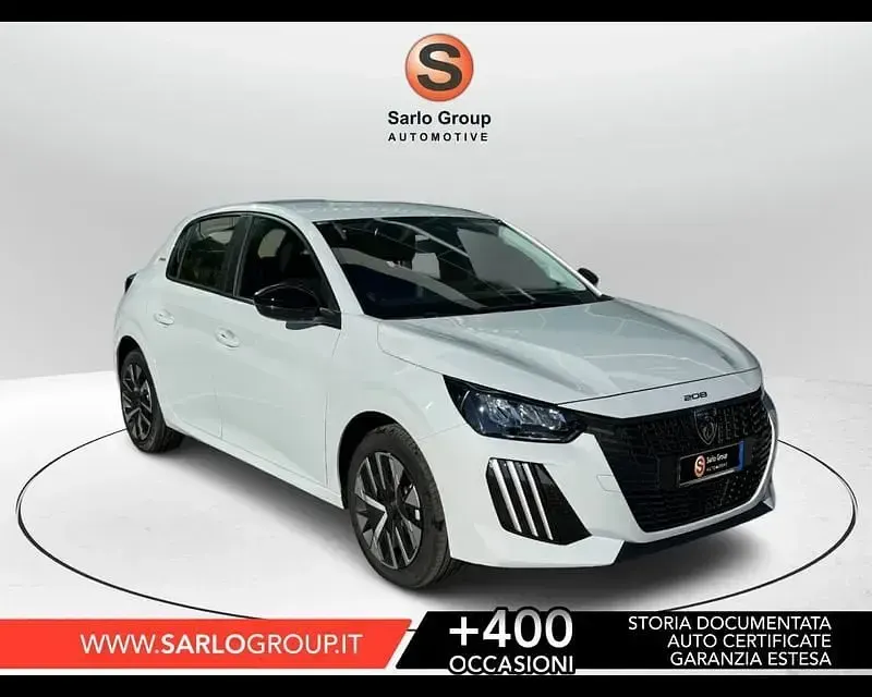 Nuova Peugeot 208 110 CV (80 kW) 2025 Bianco Utilitaria