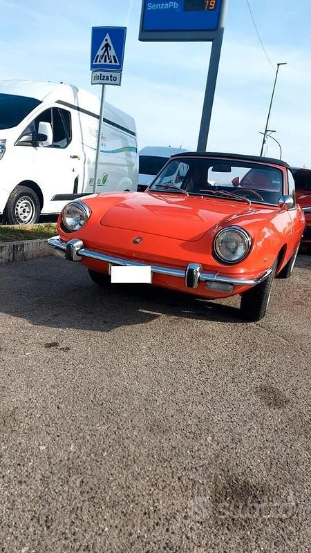Usata Fiat 850 50 CV (36 kW) 1970 Rosso Cabrio