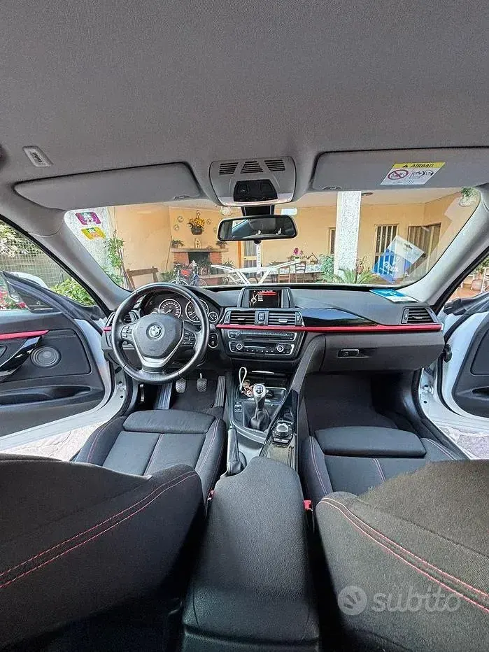 Usata BMW 325 Sport Line 218 CV (160 kW) 2014 Bianco Berlina