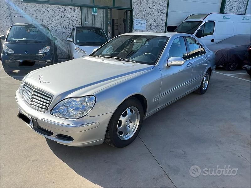 Usata Mercedes S320 224 CV (164 kW) 2003 Grigio Berlina