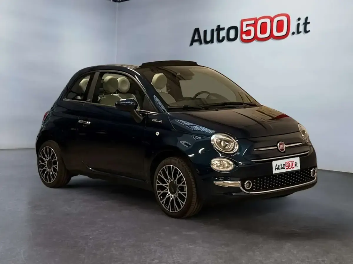 Usata Fiat 500C Dolcevita 69 CV (50 kW) 2022 Blu/azzurro Cabrio
