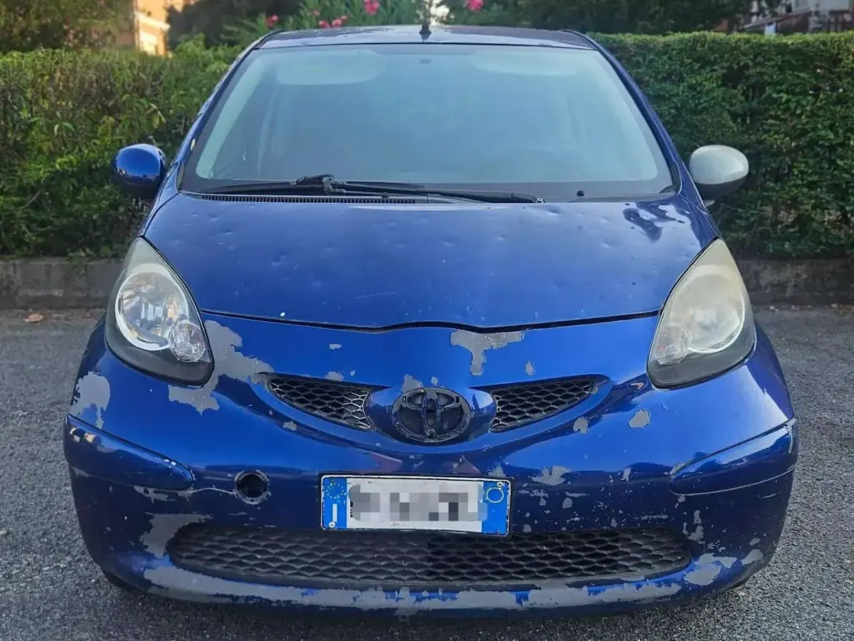 Usata Toyota Aygo 68 CV (50 kW) 2008 Blu/azzurro Utilitaria