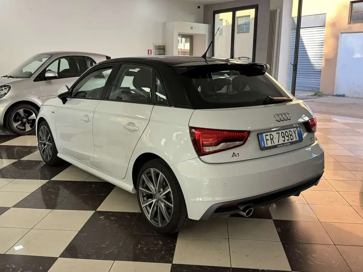 Usata Audi A1 Sportback S-Line 95 CV (69 kW) 2018 Bianco Utilitaria