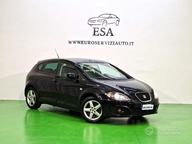 Usata Seat Leon Reference 90 CV (66 kW) 2012 Nero Berlina