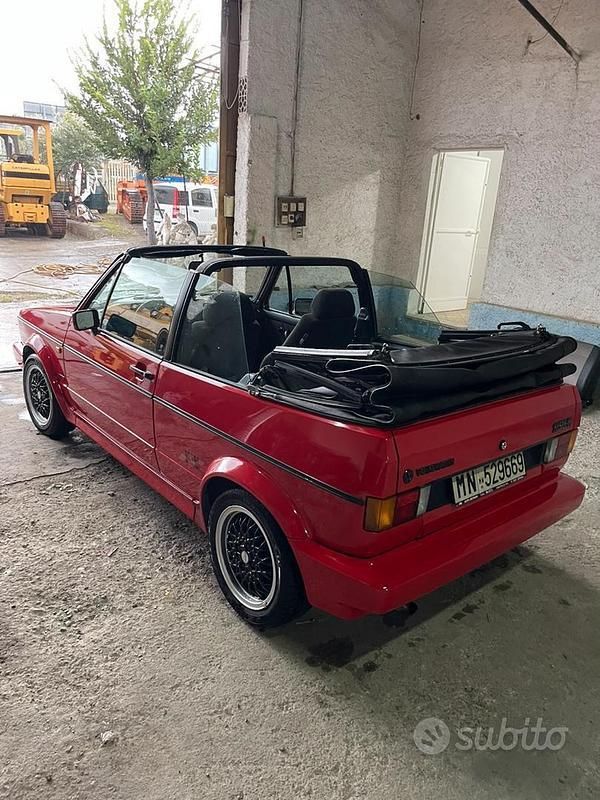 Usata VW Golf Cabriolet Sportline 1991 Rosso Cabrio