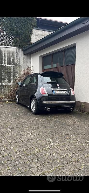 Usata Fiat 500 75 CV (55 kW) 2009 Nero Cabrio