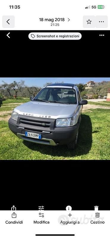 Usata Land Rover Freelander 2002 Grigio SUV
