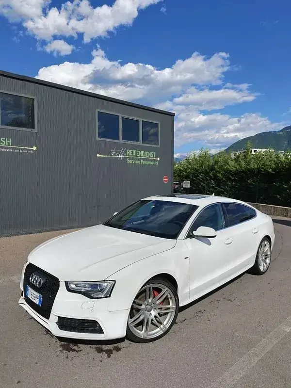 Usata Audi A5 Sportback S-Line 245 CV (180 kW) 2013 Bianco Utilitaria