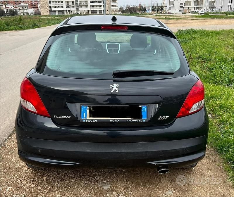 Usata Peugeot 207 93 CV (68 kW) 2010 Nero Berlina