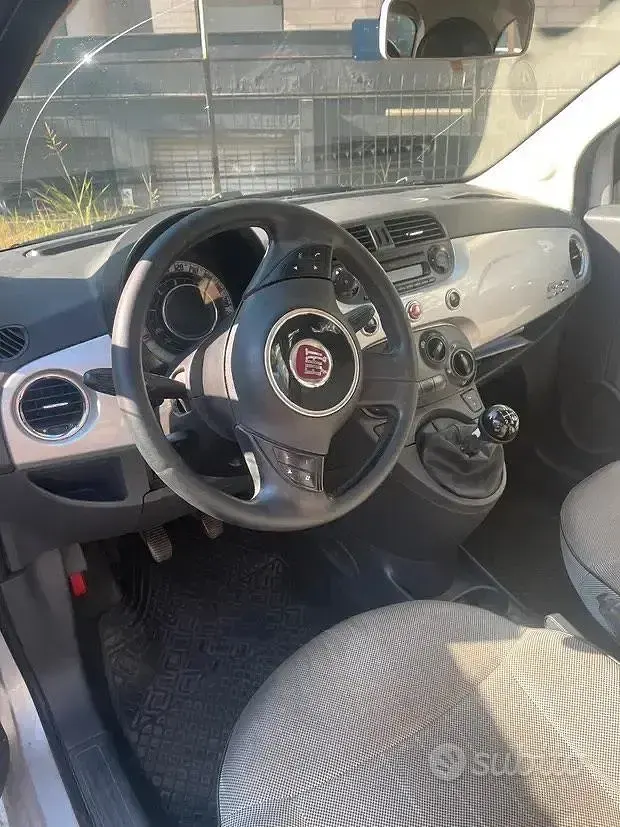Usata Fiat 500 75 CV (55 kW) 2011 Grigio Utilitaria
