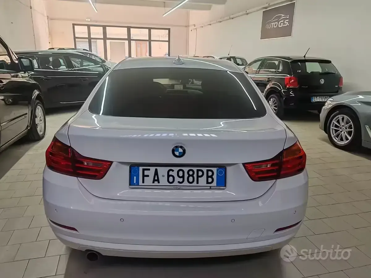 Usata BMW 418 Advantage 150 CV (110 kW) 2015 Bianco Coupé