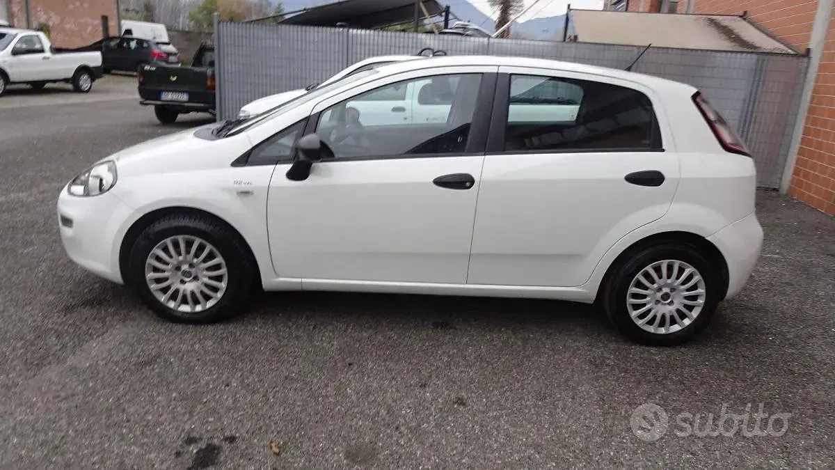 Usata Fiat Punto Evo 85 CV (62 kW) 2014 Bianco Utilitaria