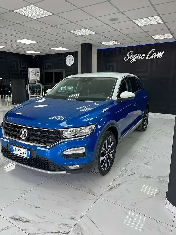 Usata VW T-Roc Advance 116 CV (85 kW) 2019 Blu/azzurro SUV
