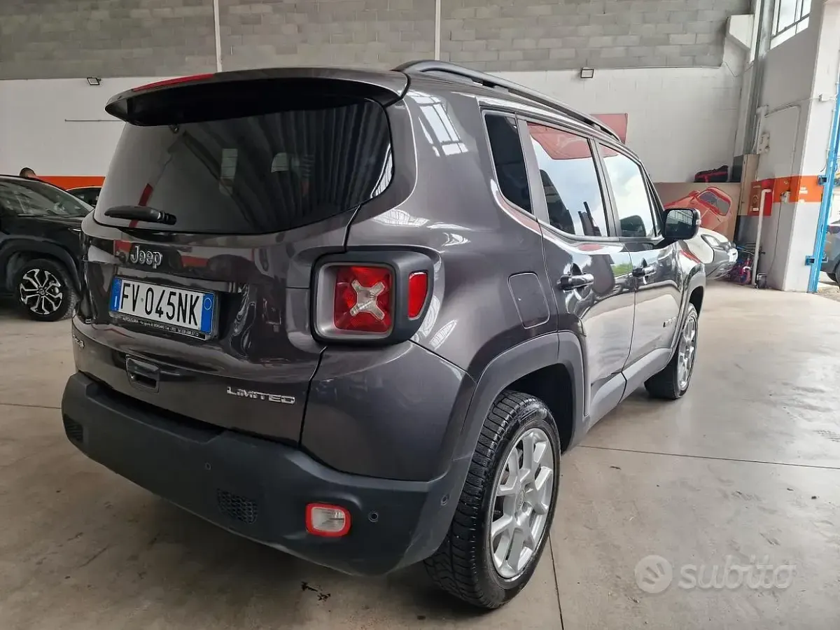 Usata Jeep Renegade Limited 140 CV (102 kW) 2019 Grigio SUV