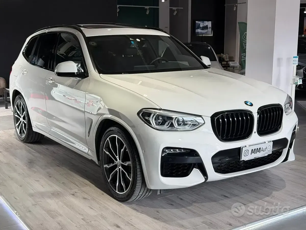 Usata BMW X3 M Sport 190 CV (139 kW) 2020 Bianco SUV