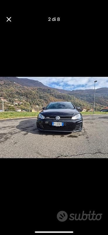 Usata VW Golf VII GTD 184 CV (135 kW) 2016 Nero Berlina