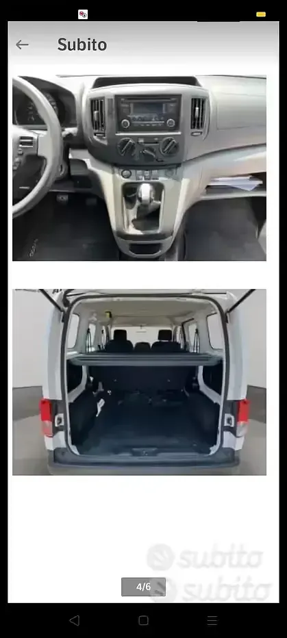 Usata Nissan NV200 110 CV (80 kW) 2016 Bianco Monovolume