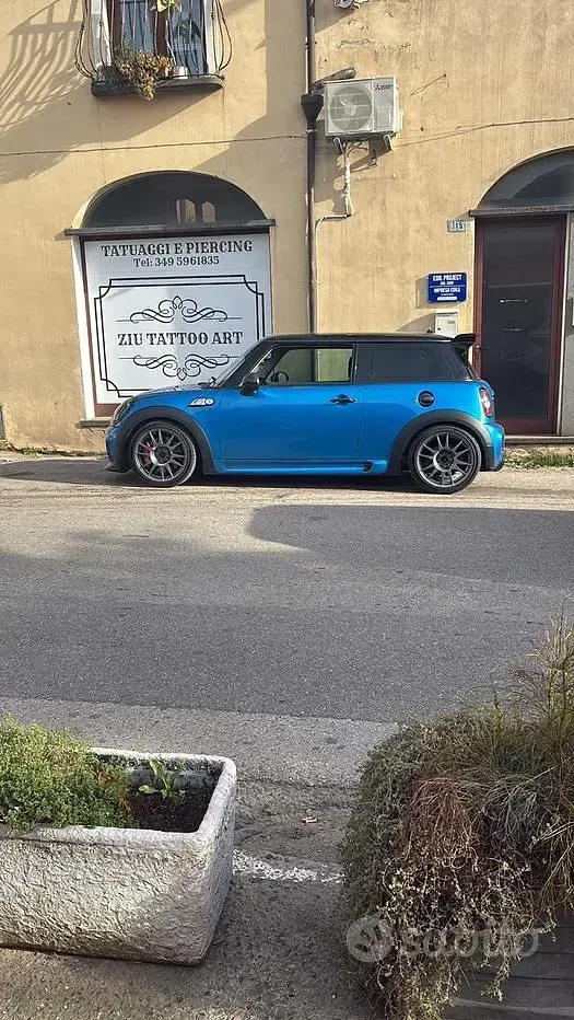 Usata Mini Cooper S 211 CV (155 kW) 2007 Blu Utilitaria