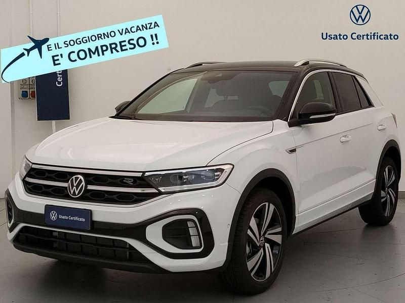 Bianco Usata 2024 VW T-Roc R-line SUV | 29.500 € (Molto cara) - Immagine 1/3
