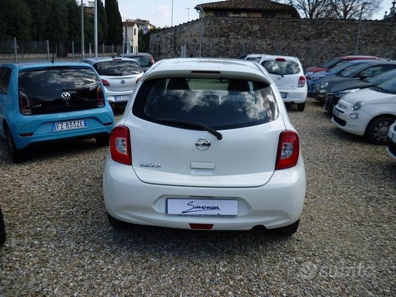 Usata Nissan Micra Acenta 80 CV (58 kW) 2016 Bianco Utilitaria