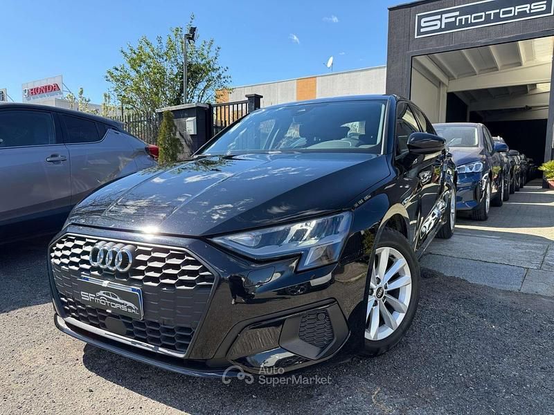 Usata Audi A3 Advanced 116 CV (85 kW) 2022 Nero Berlina
