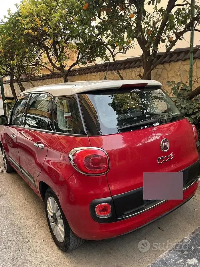 Usata Fiat 500L 85 CV (62 kW) 2013 Rosso Monovolume