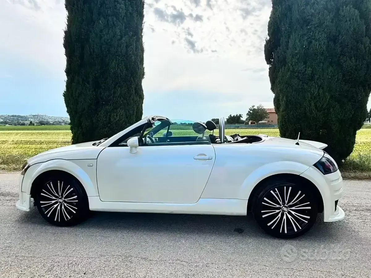 Usata Audi TT Roadster 225 CV (165 kW) 2009 Bianco Cabrio