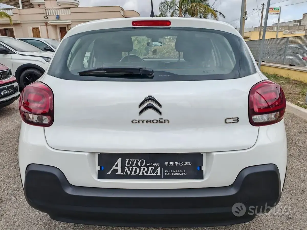 Usata Citroën C3 102 CV (75 kW) 2022 Bianco Utilitaria