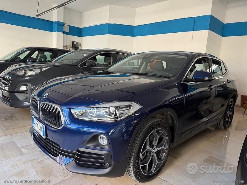 Begagnad BMW X2 Efficient Dynamics 150 HK (110 kW) 2019 Blå SUV