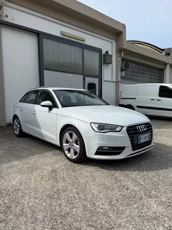 Usata Audi A3 150 CV (110 kW) 2014 Bianco Berlina
