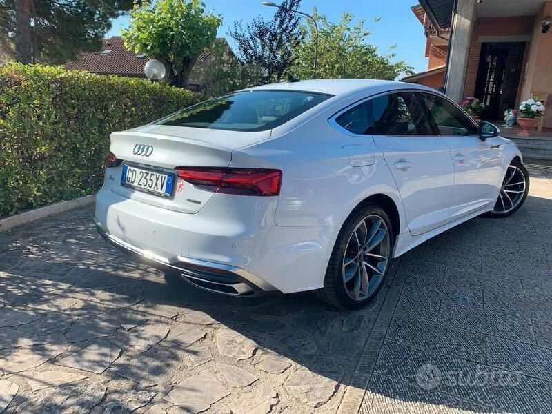Usado Audi A5 S-Line 204 CV (150 kW) 2021 Blanco Coupe