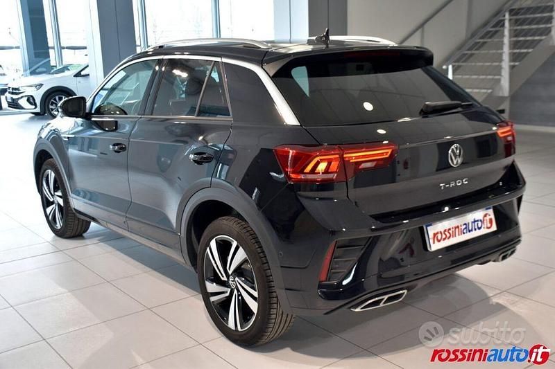 Usata VW T-Roc R-line Plus 150 CV (110 kW) 2024 Nero SUV