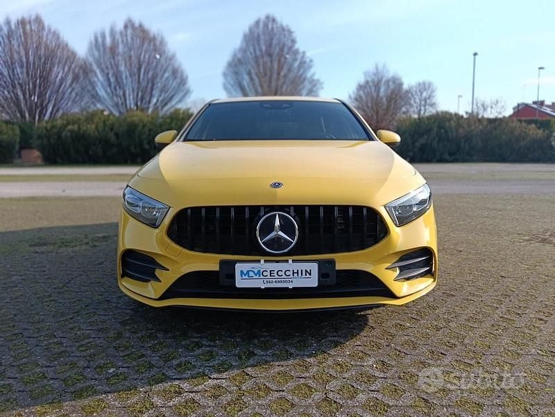 Usata Mercedes A200 163 CV (119 kW) 2020 Giallo Berlina