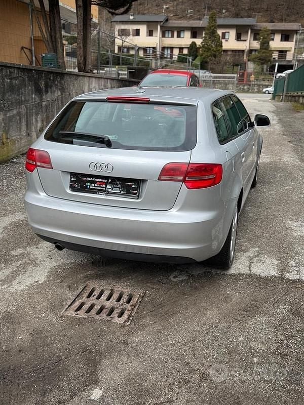 Usata Audi A3 Ambition 90 CV (66 kW) 2010 Grigio Utilitaria