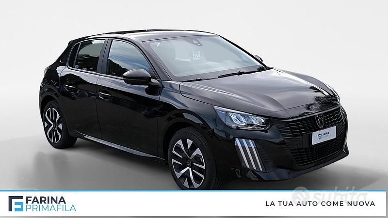 Usata Peugeot 208 Active 75 CV (55 kW) 2024 Nero Utilitaria