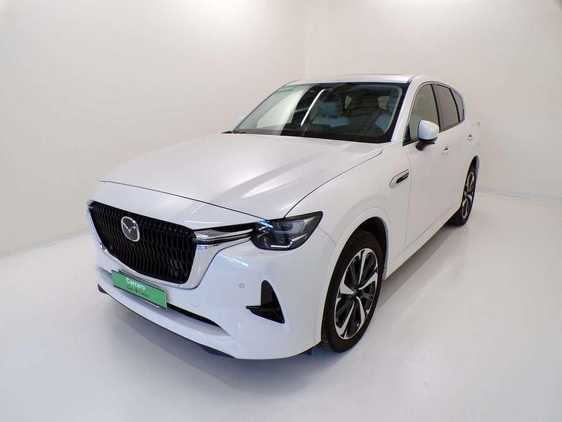 Bianco perlato met Usata 2023 Mazda CX-60 Exclusive-Line SUV | 38.300 € (Super prezzo) - Immagine 1/4