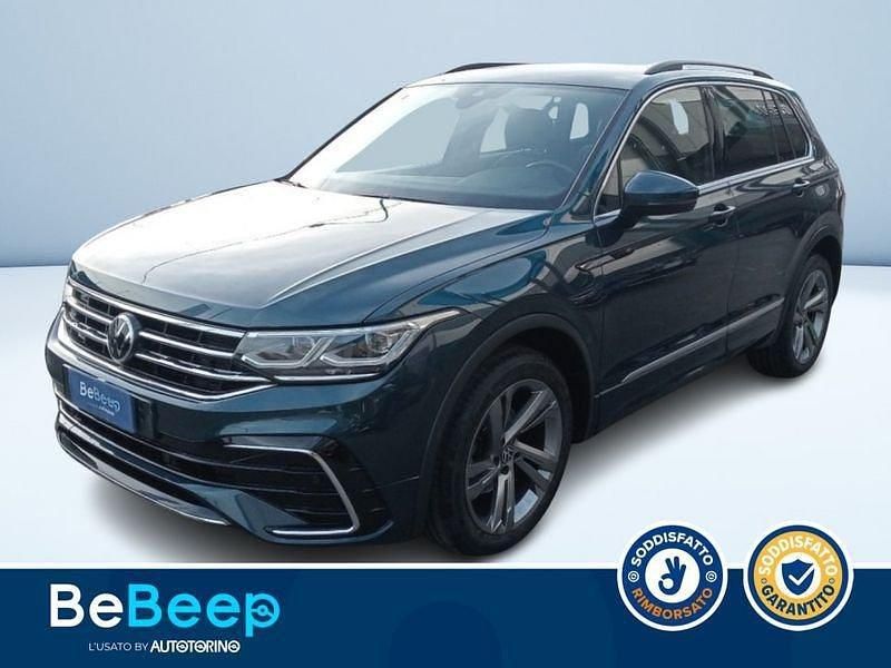 Usata VW Tiguan R-line 150 CV (110 kW) 2021 Blu metallizzato SUV