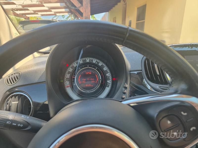 Usata Fiat 500 95 CV (69 kW) 2017 Nero Utilitaria