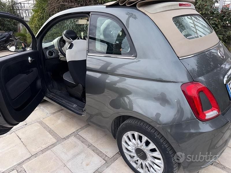 Usata Fiat 500 2019 Grigio Cabrio