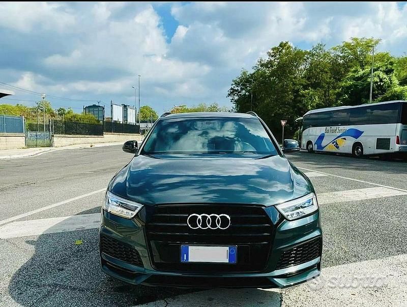 Usata Audi Q3 S-Line 150 CV (110 kW) 2017 Verde SUV