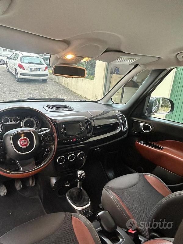 Usata Fiat 500L Trekking 85 CV (62 kW) 2013 Nero Monovolume