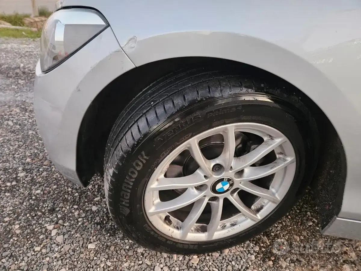 Usata BMW 116 Sport Line 136 CV (100 kW) 2012 Grigio Utilitaria
